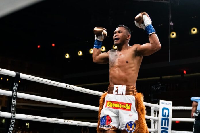 Eumir Marcial during his boxing bout