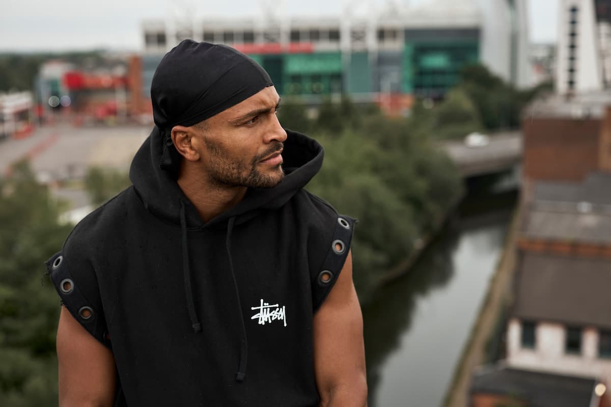 Harlem Eubank ahead of his boxing bout against Jack Catterall in Manchester, England