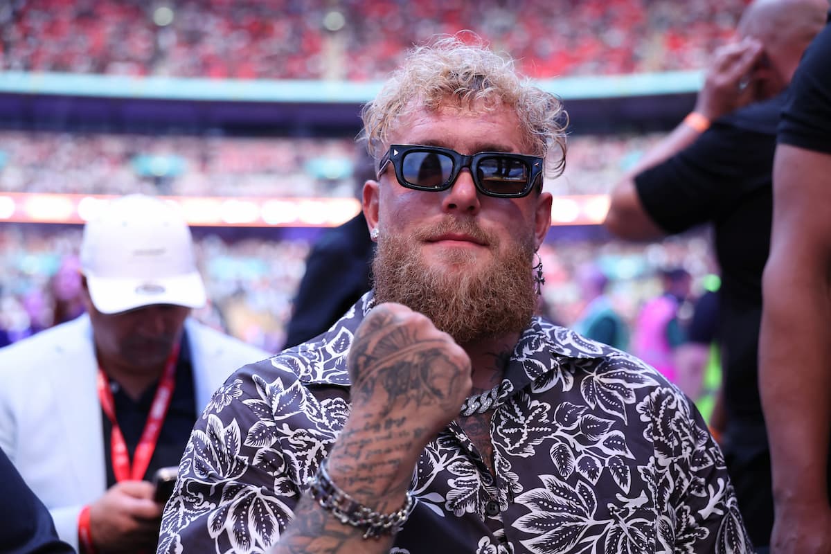 Jake Paul at Wembley Stadium in London