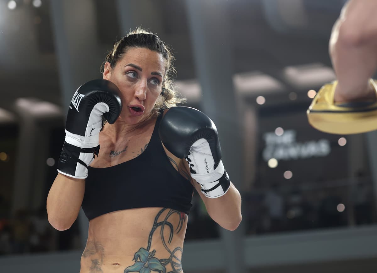 Jennifer Miranda during an open workout at Oculus World Trade Center in New York