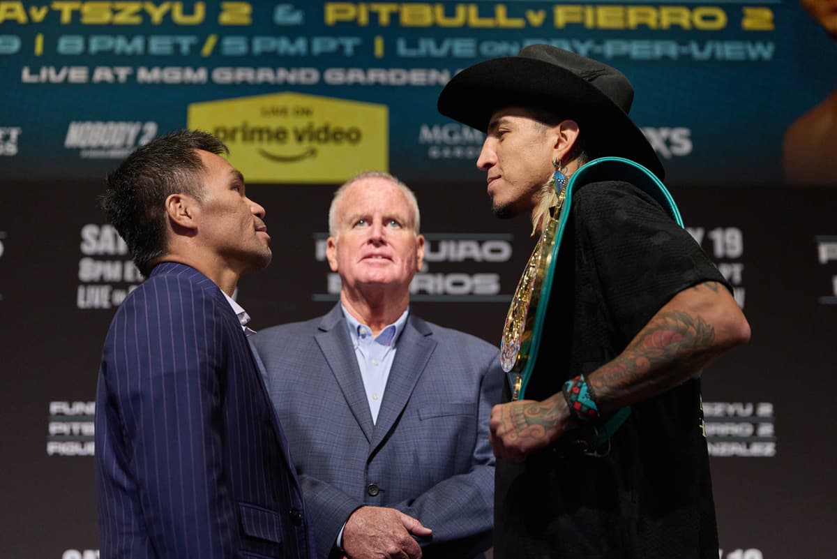 Manny Pacquiao and Mario Barrios