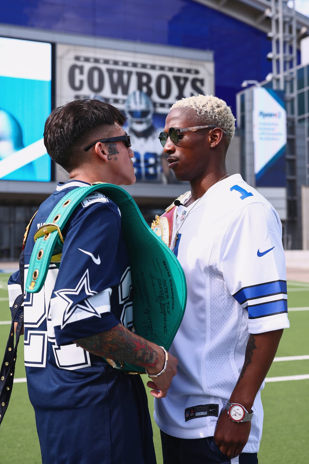 Phumelele Cafu faces Jesse Rodriguez at Ford Center at The Star in Frisco, Texas