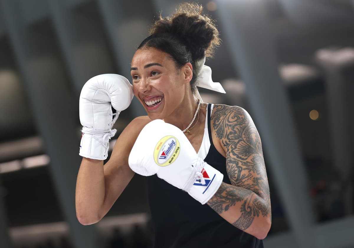 Tammara Thibeault during an open workout at Oculus World Trade Center in New York