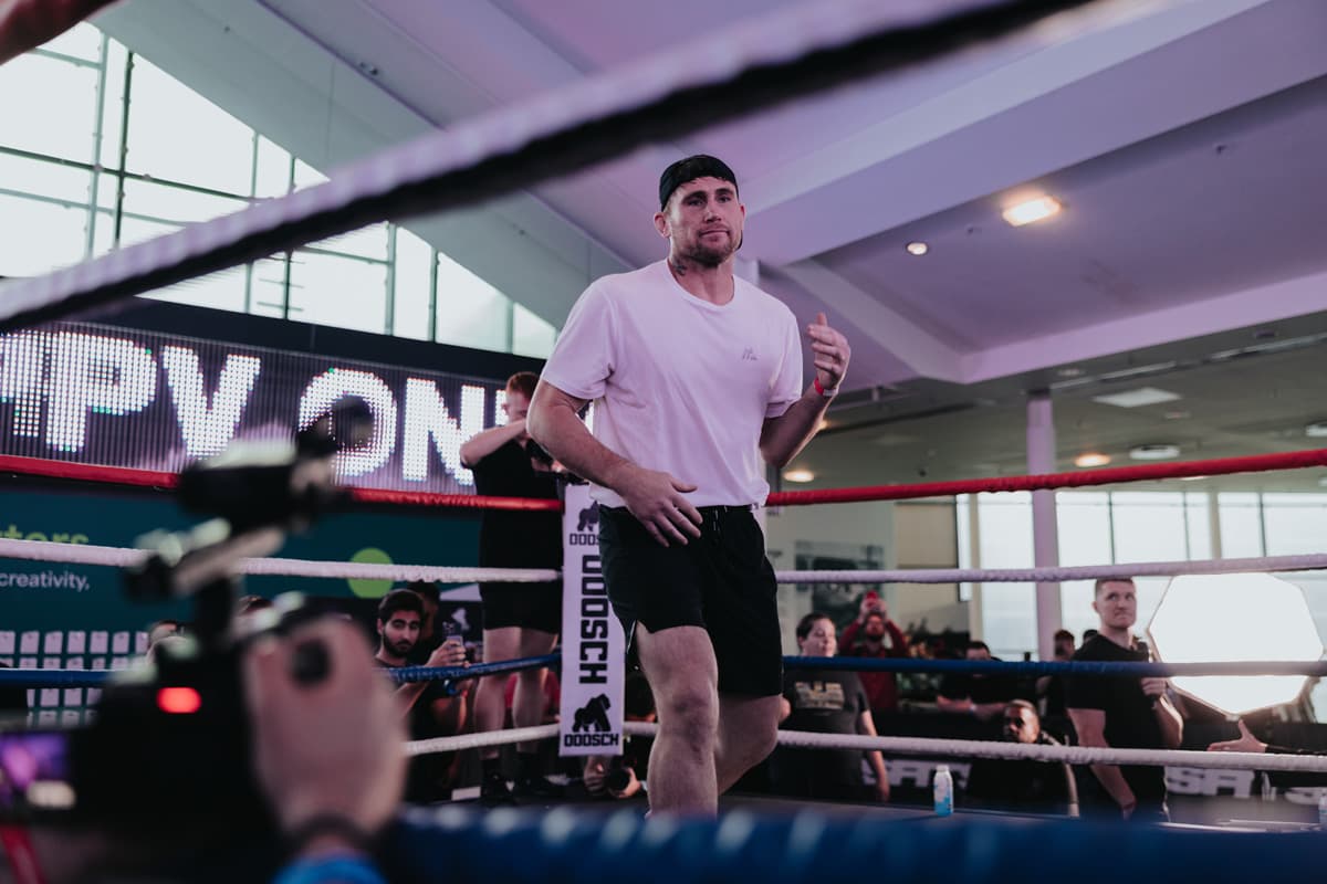 Darren Till during the open workout