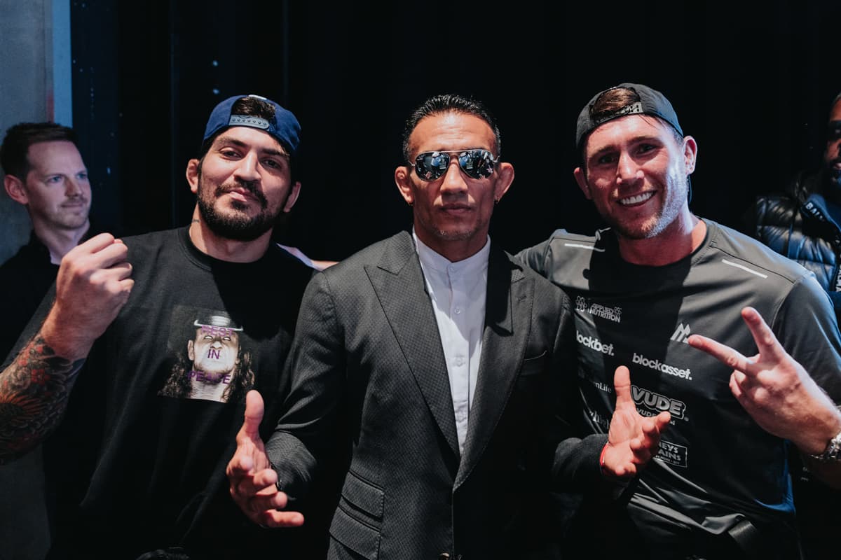 Dillon Danis, Tony Ferguson, and Darren Till