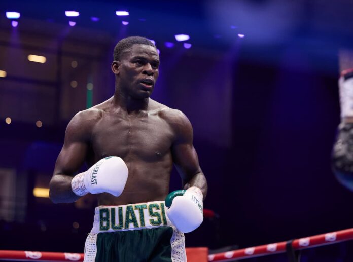 Joshua Buatsi during his boxing bout