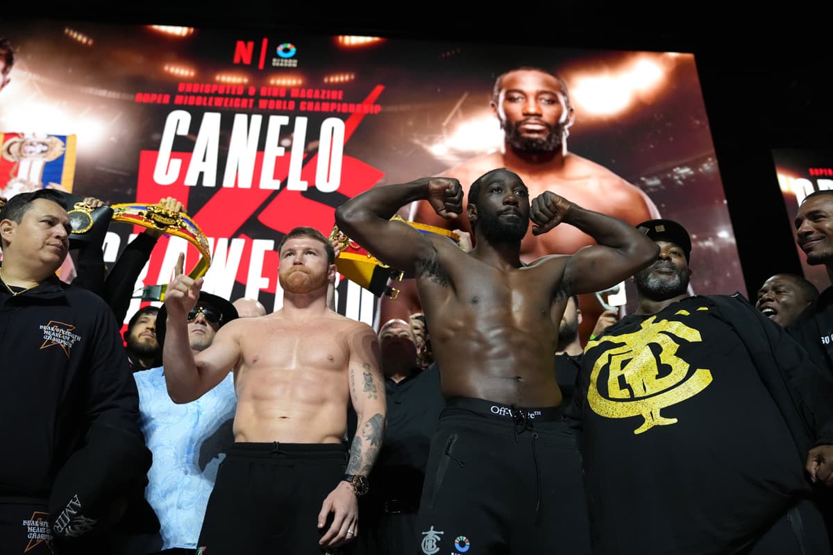 Canelo Alvarez and Terence Crawford