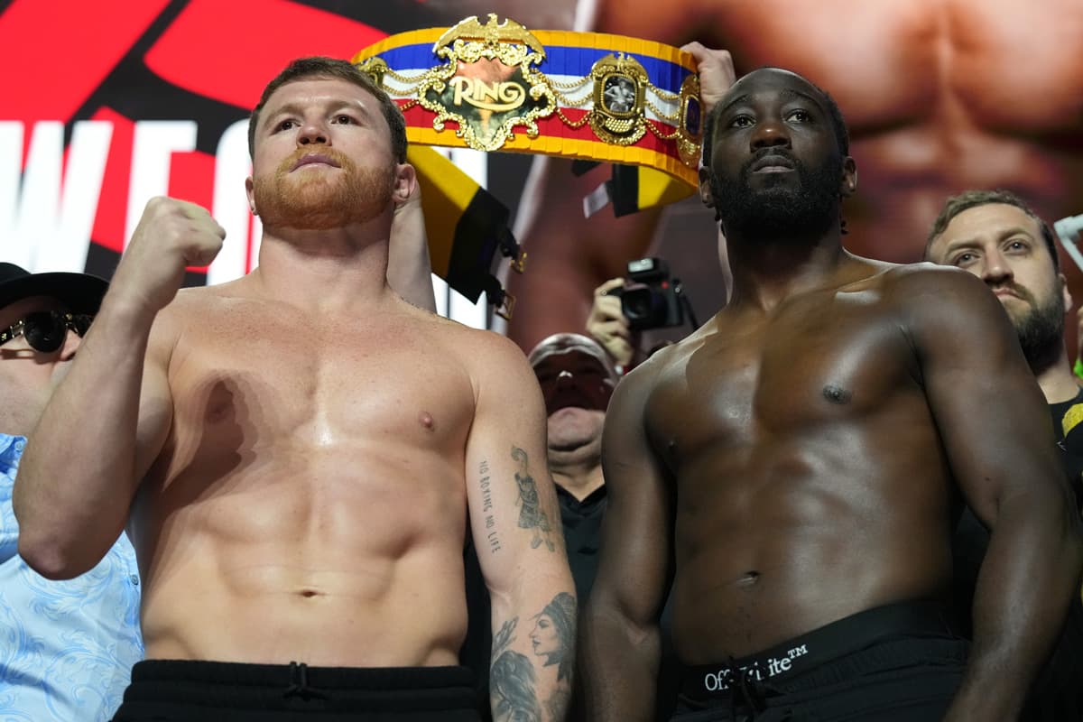 Canelo Alvarez and Terence Crawford