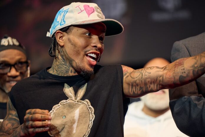 Gervonta Davis during the press conference