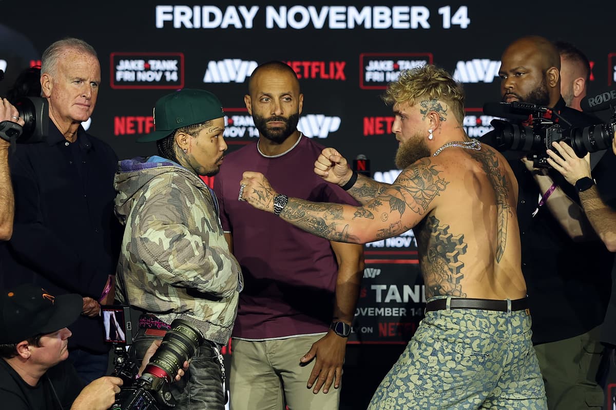 Gervonta Davis and Jake Paul face off