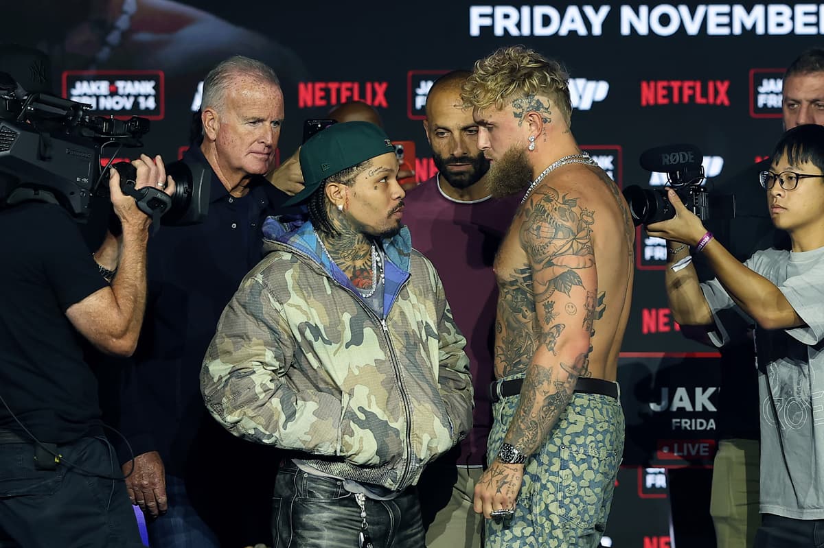 Gervonta Davis and Jake Paul face off