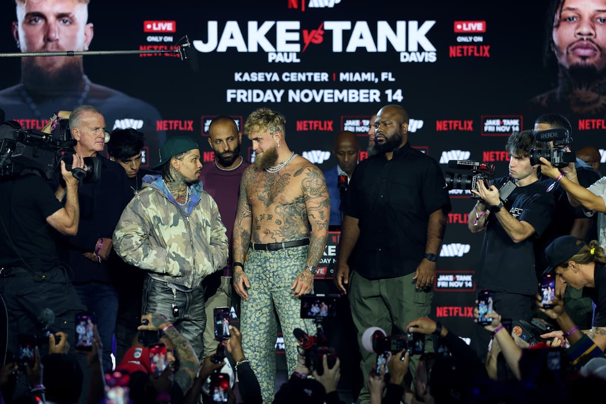 Gervonta Davis and Jake Paul face off