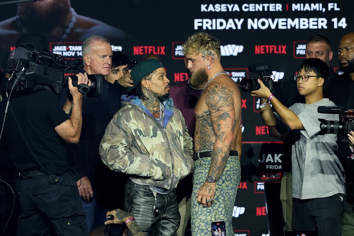 Gervonta Davis and Jake Paul face off