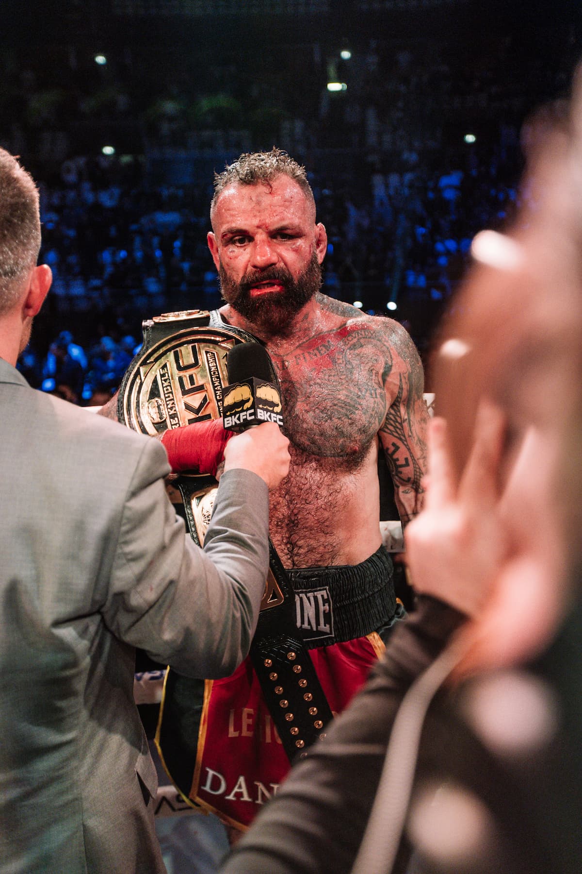Alessio Sakara after his victory over Chris Camozzi