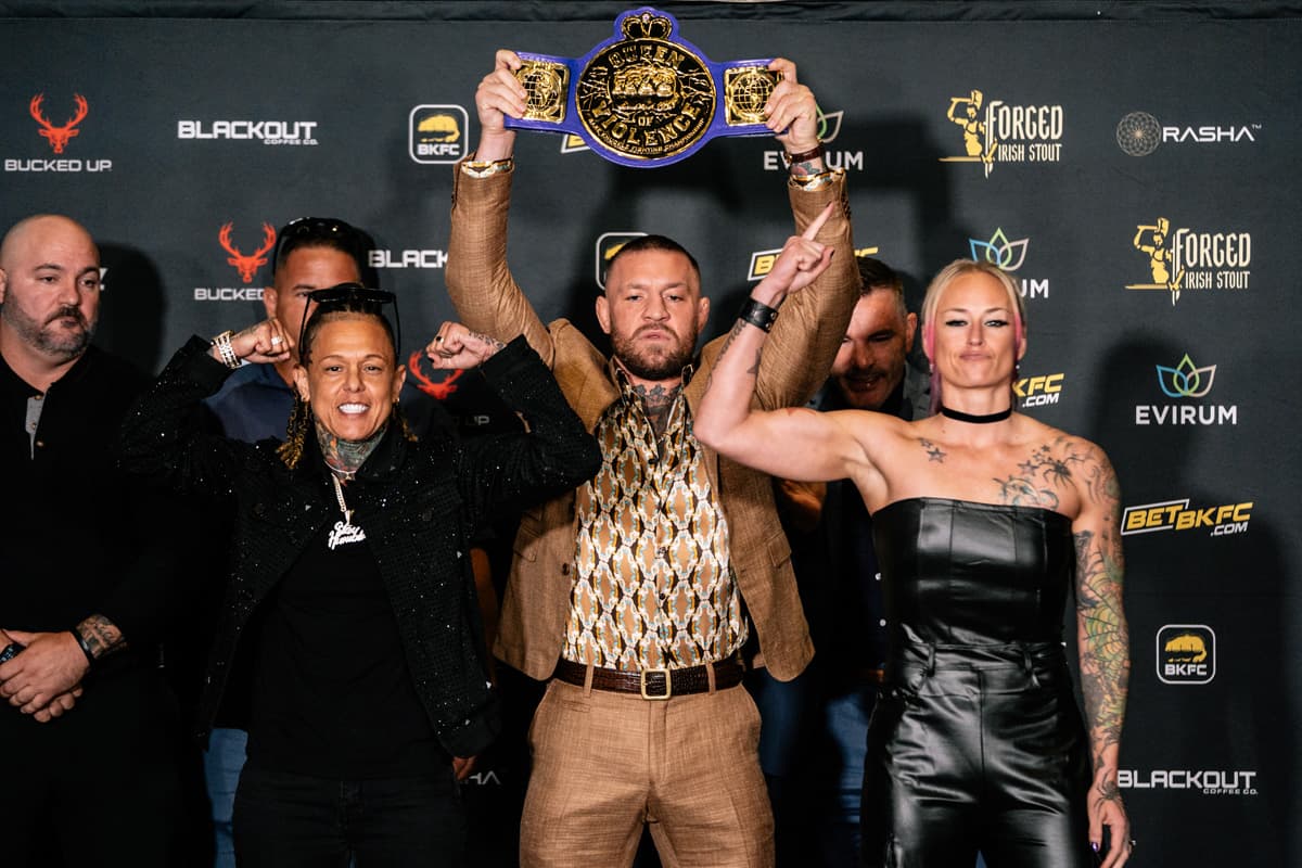 Christine Ferea, Conor McGregor, and Jessica Borga