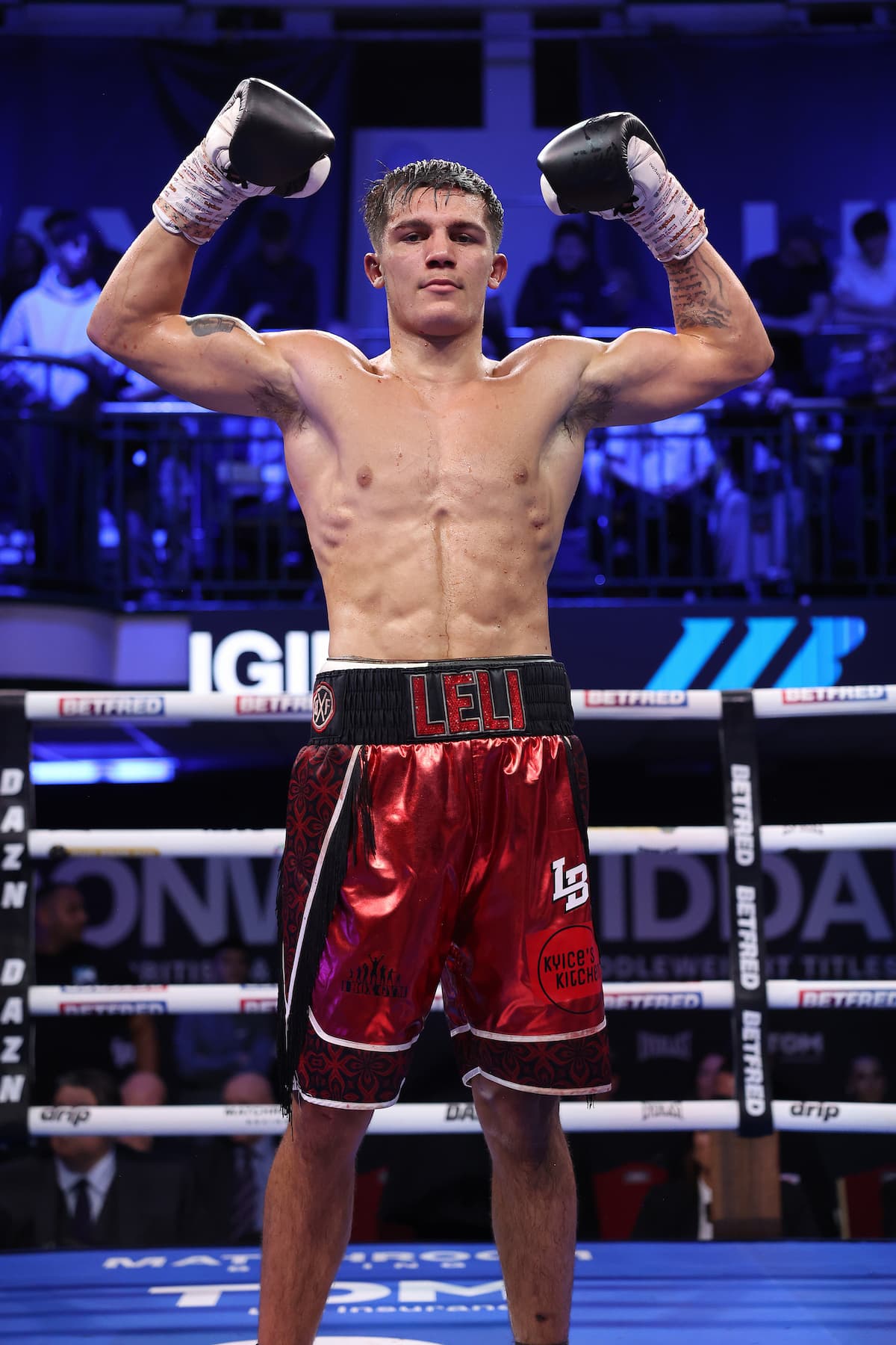 Emmanuel Buttigieg during his boxing bout against Christian Schembri