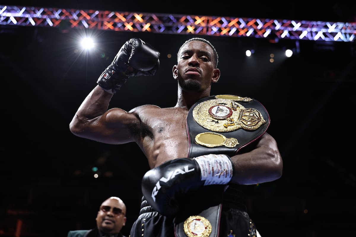 Ezra Taylor after his victory over Steed Woodall