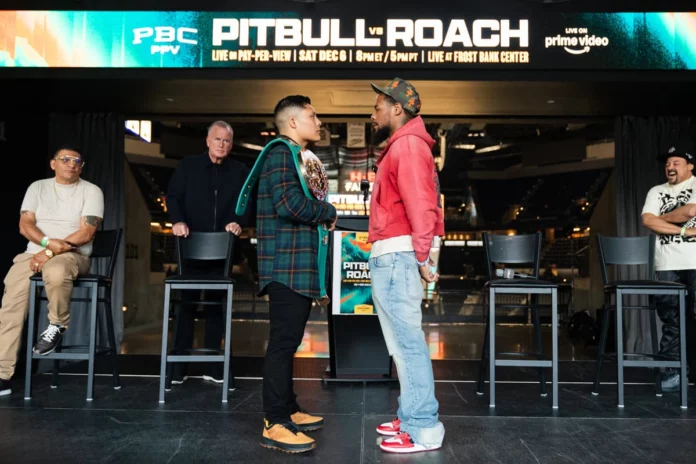 Photos: Isaac Cruz and Lamont Roach face off at launch press