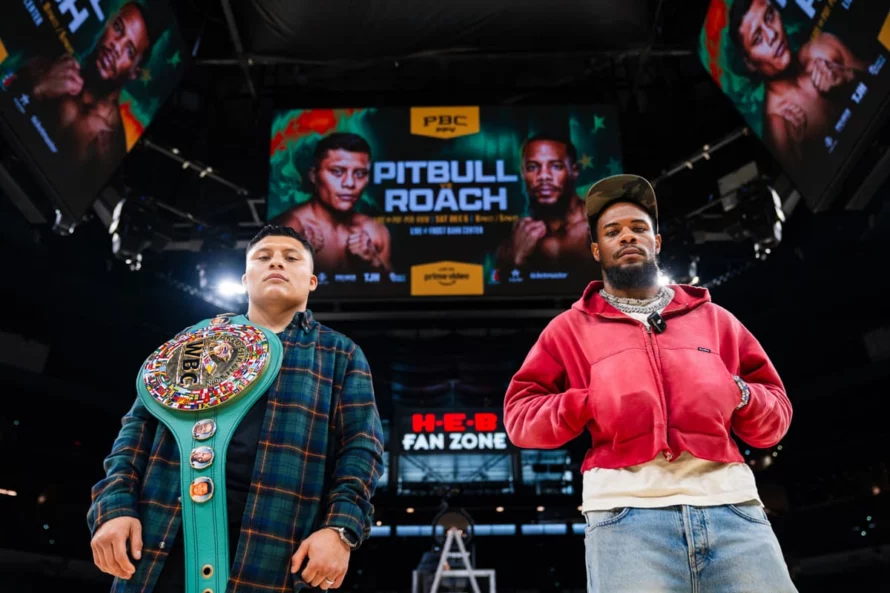 Photos: Isaac Cruz and Lamont Roach face off at launch press