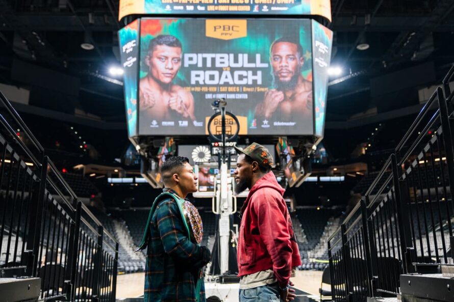 Isaac Cruz and Lamont Roach Jr face off