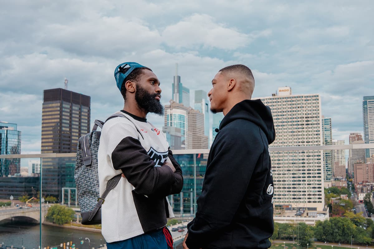 Jaron Ennis and Uisma Lima face off