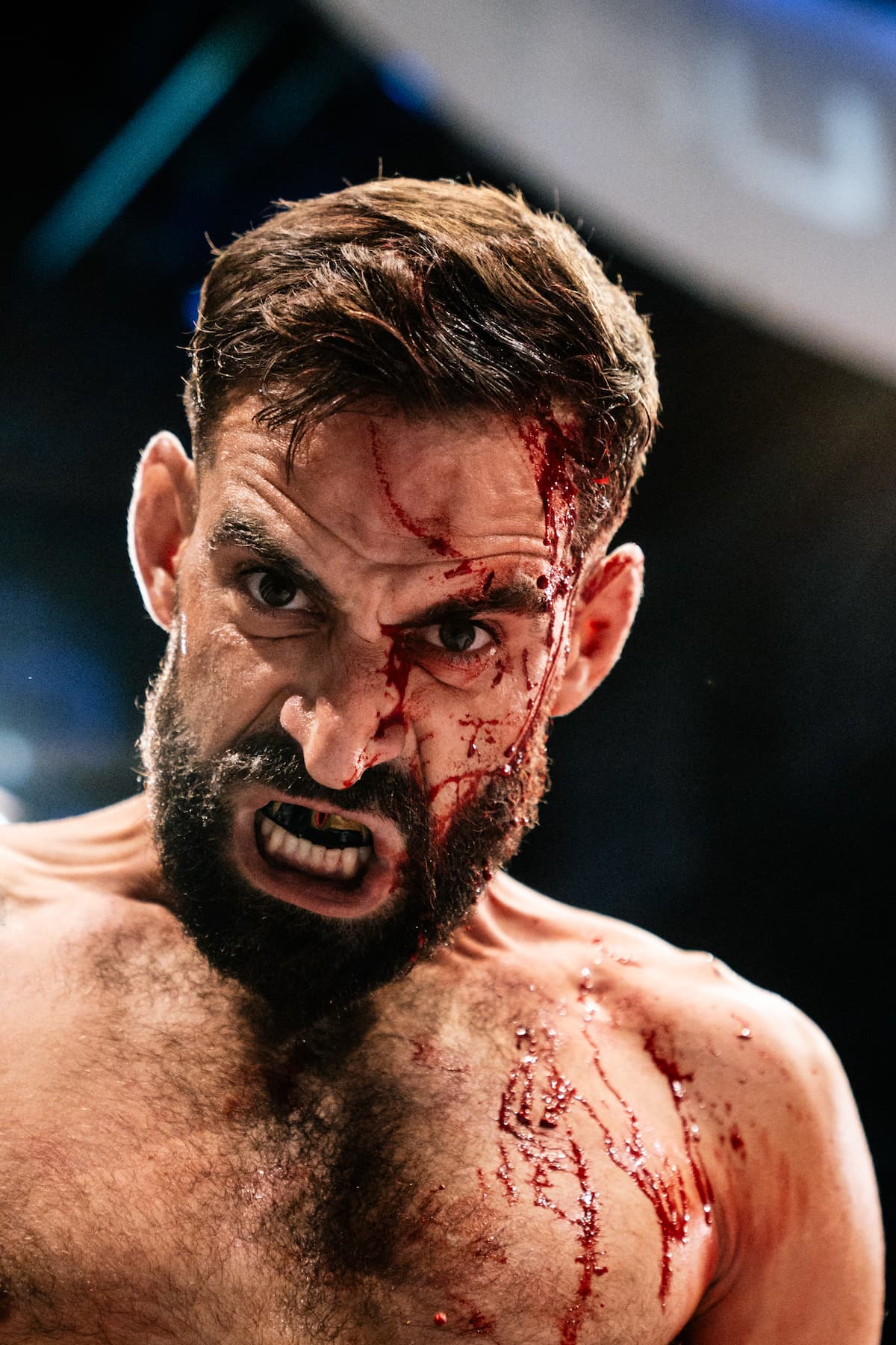 Jeff Lentz after his victory over Elijah Harris