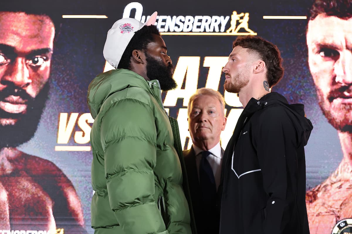 Joshua Buatsi and Zach Parker face off