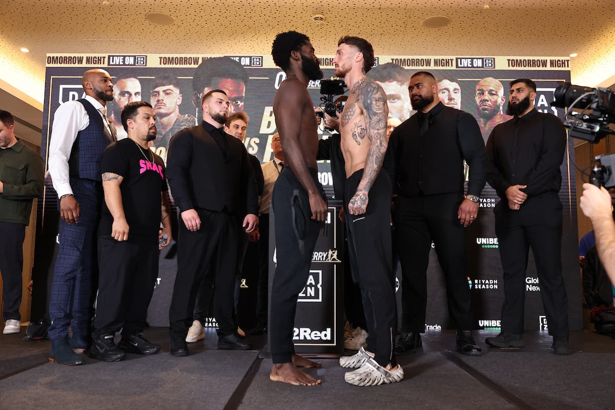 Joshua Buatsi and Zach Parker face off