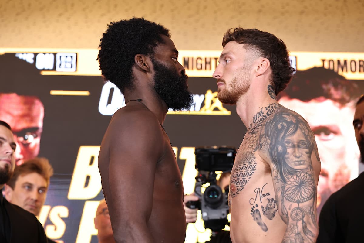 Joshua Buatsi and Zach Parker face off