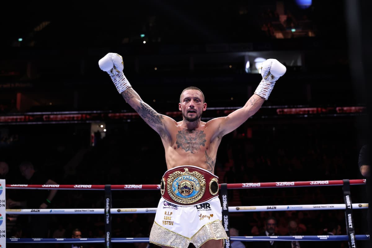 Mitchell Smith after his victory over Arnie Dawson