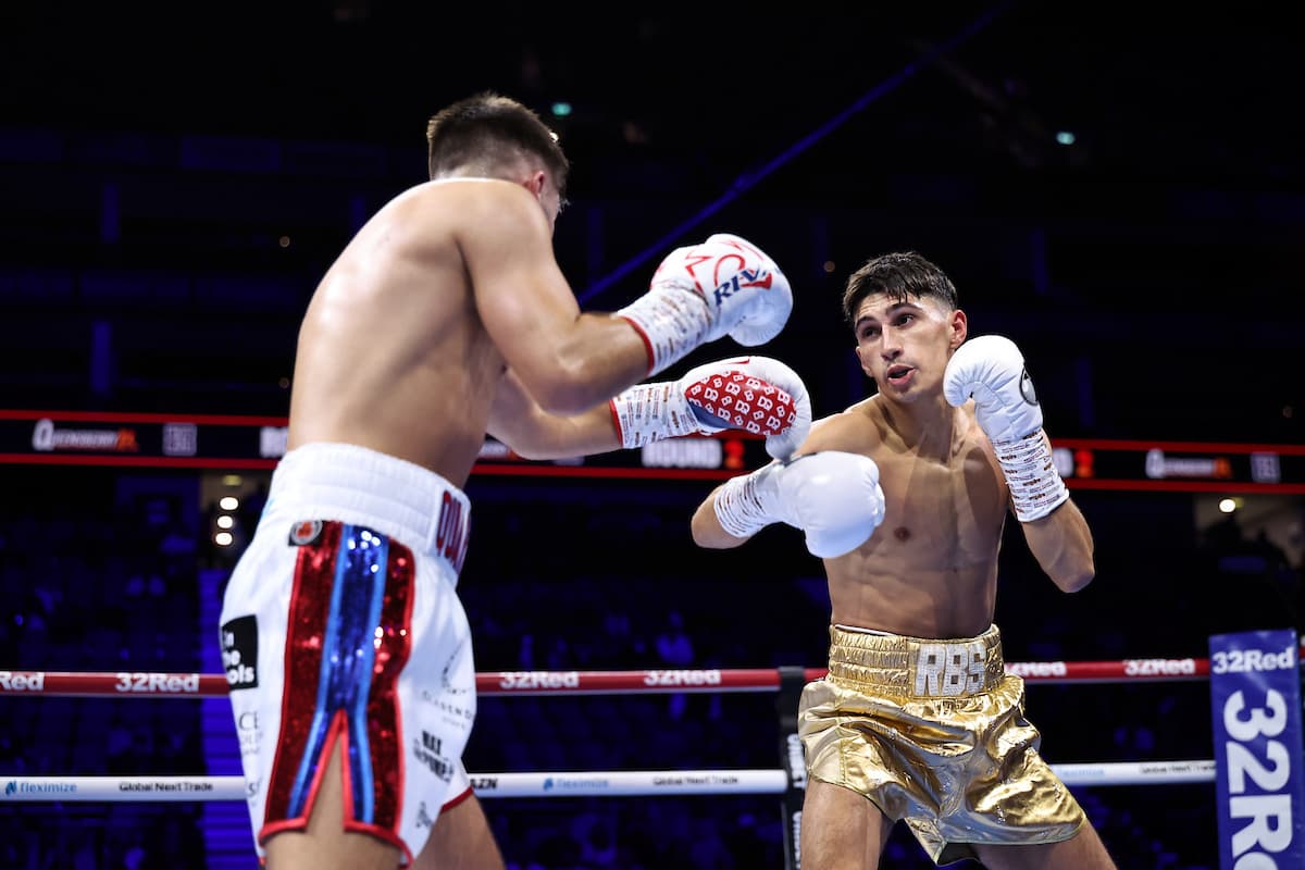 Royston Barney-Smith during his bout against Danny Quartermaine