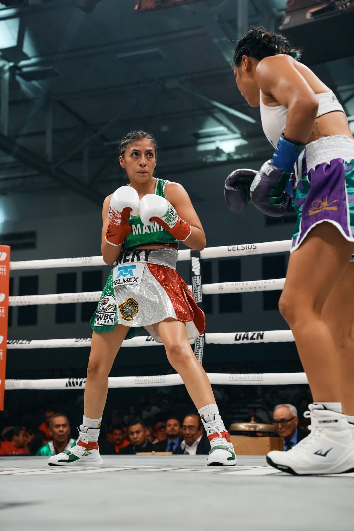 Yesica Nery Plata during her bout against Lourdes Juarez