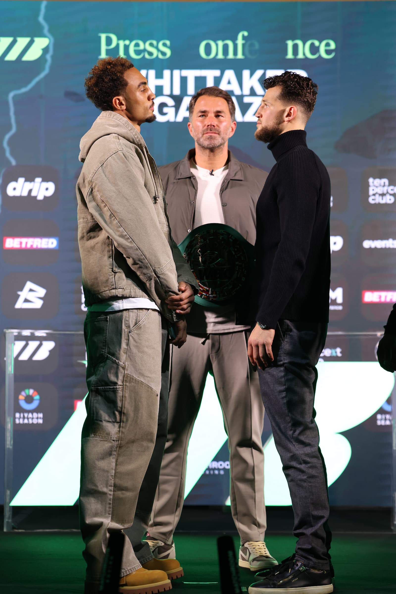 Ben Whittaker and Benjamin Gavazi face off