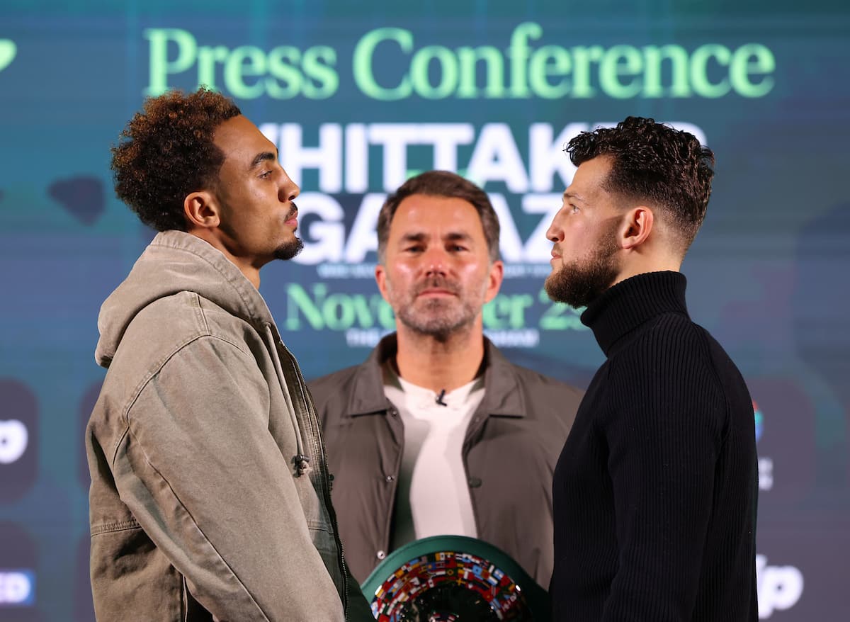 Ben Whittaker and Benjamin Gavazi face off