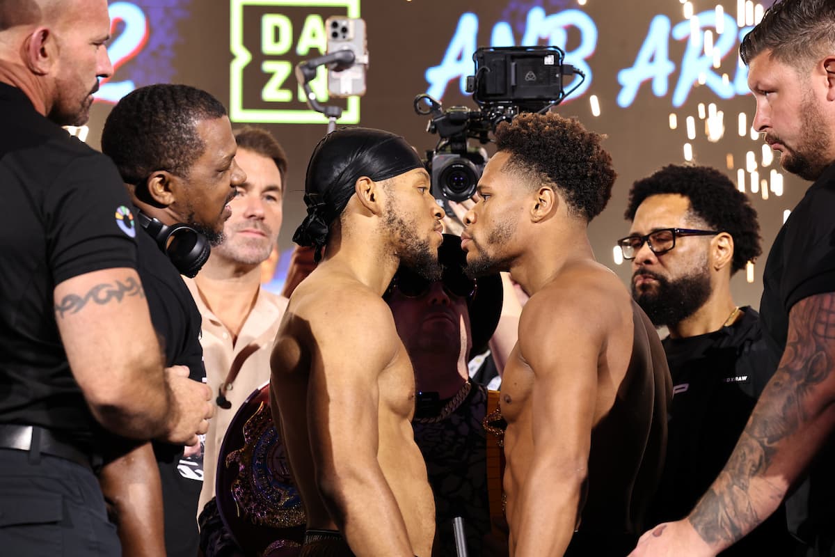 Brian Norman Jr. and Devin Haney face off
