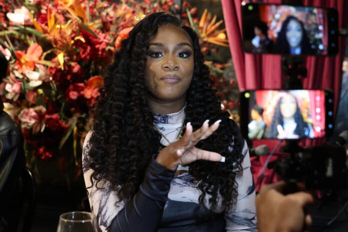 Claressa Shields during the press conference