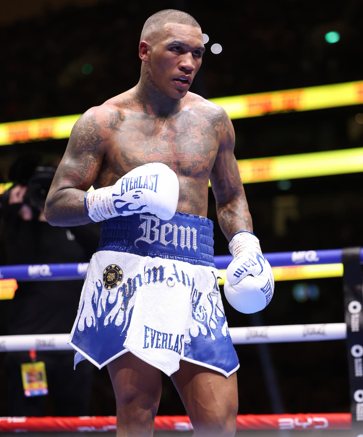 Conor Benn during his bout against Chris Eubank Jr