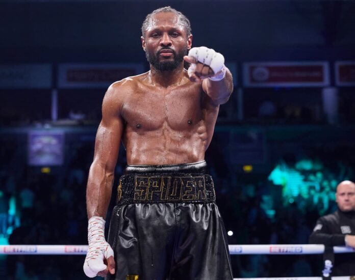 Craig Richards poses after his victory over Padraig McCrory