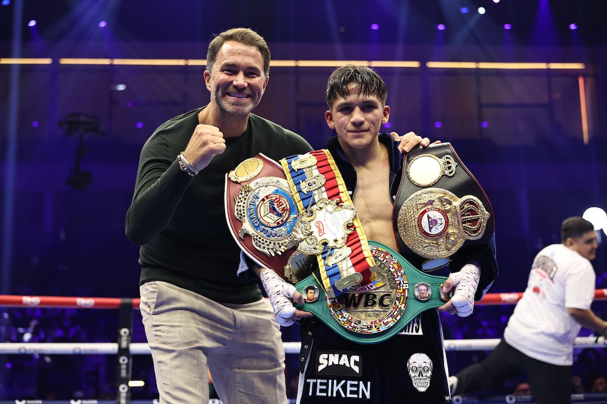 Eddie Hearn and Jesse Rodriguez