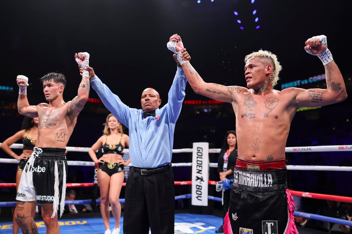 Eric Priest and Esneiker Correa fight to a draw