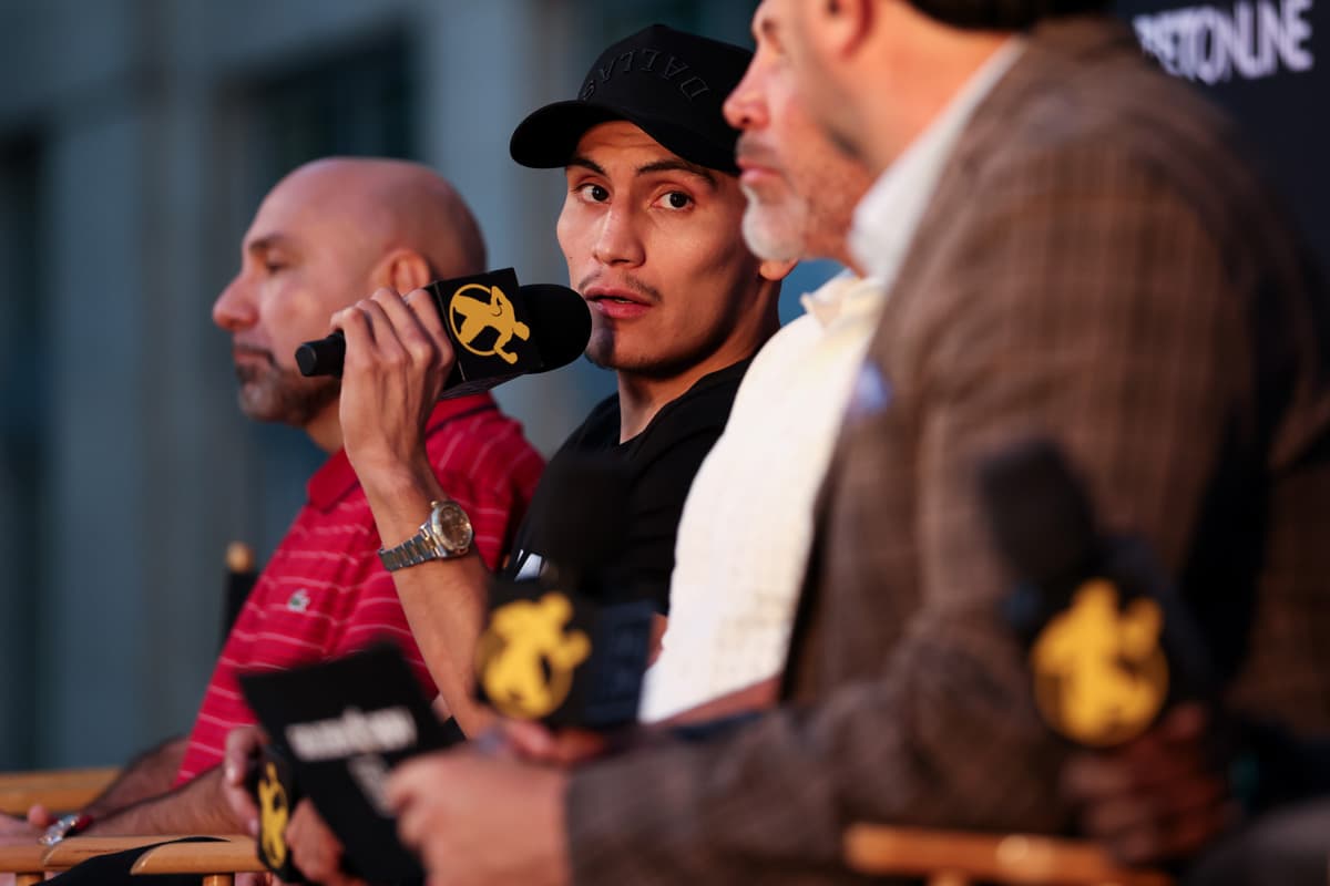 Photos: Vergil Ortiz and Erickson Lubin face off at press conference Photos: Vergil Ortiz and Erickson Lubin face off at press conference