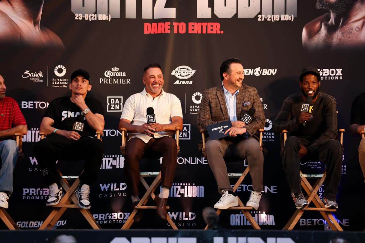 Vergil Ortiz Jr, Oscar De La Hoya, Beto Duran, and Erickson Lubin