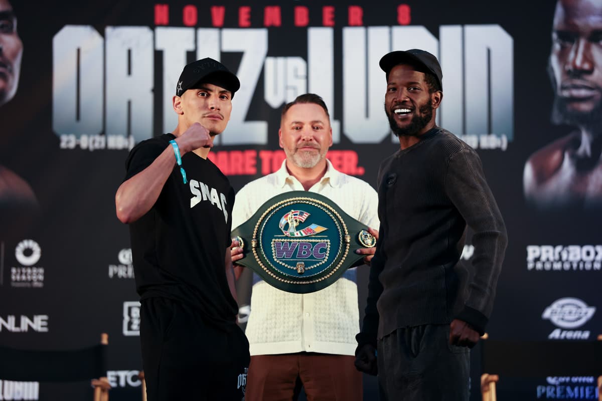 Vergil Ortiz Jr, Oscar De La Hoya, and Erickson Lubin