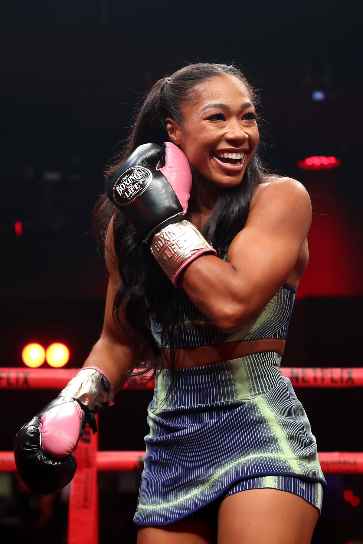 Alycia Baumgardner during an open workout