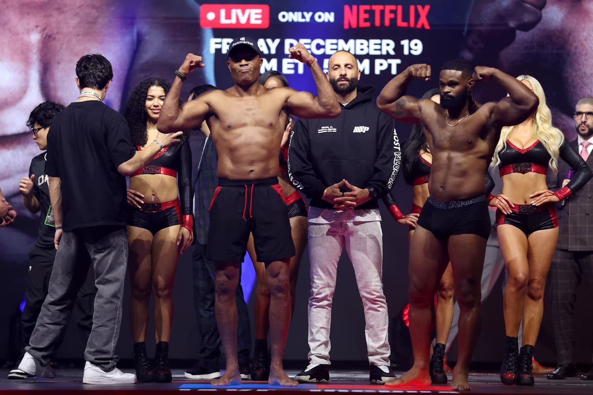 Anderson Silva and Tyron Woodley