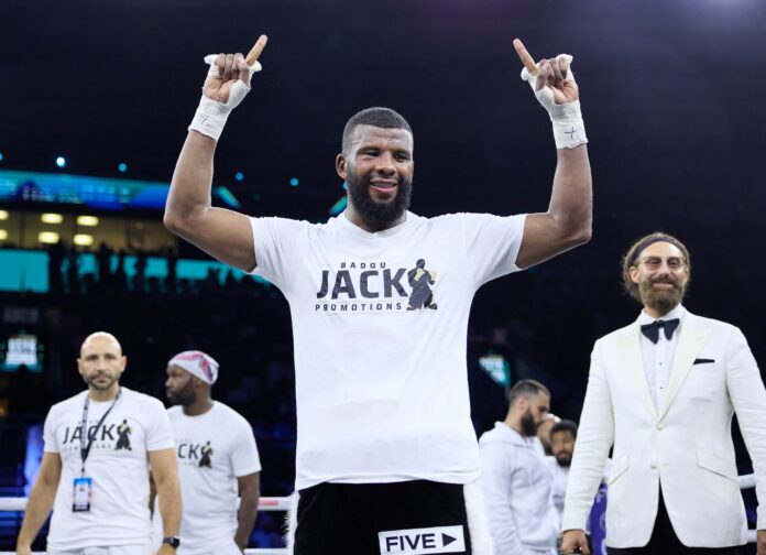 Badou Jack during his boxing bout