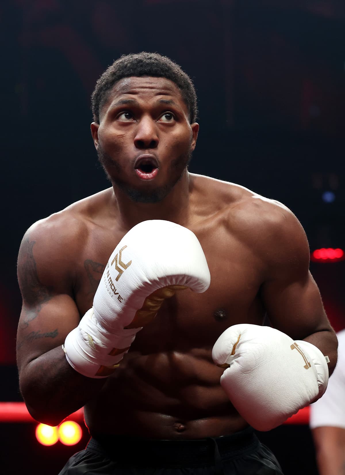 Jahmal Harvey during an open workout