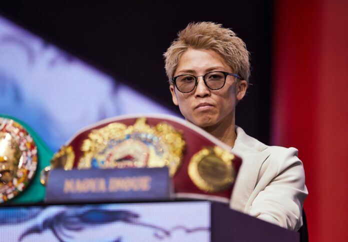 Naoya Inoue during the final press conference in Riyadh, Saudi Arabia, December 25, 2025. Photo by Mark Robinson/Matchroom