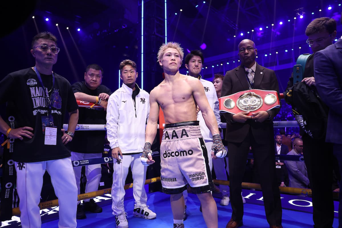 Naoya Inoue during his bout against David Picasso