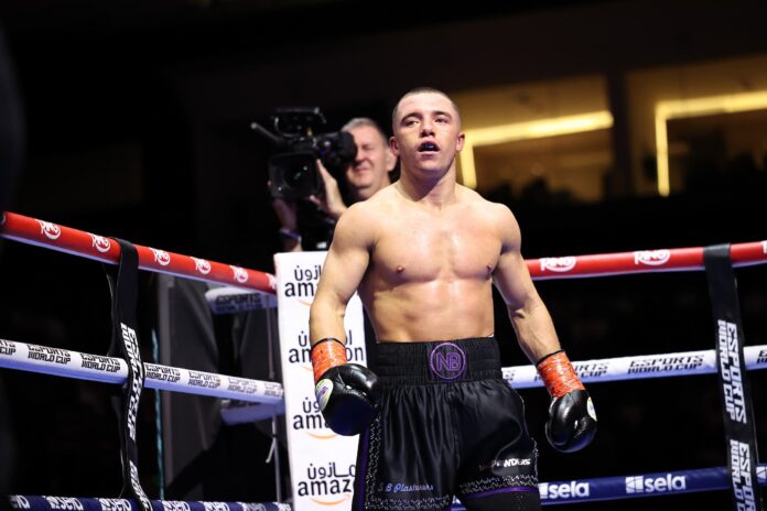 Nick Ball during his bout against Sam Goodman